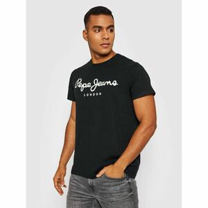 Pepe Jeans Póló Original PM508210 Fekete Slim Fit kép
