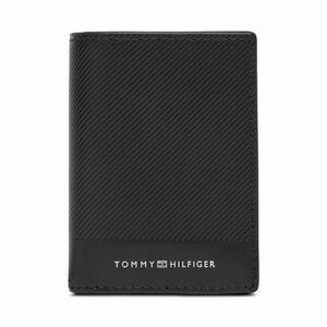 Nagyméretű férfi pénztárca Tommy Hilfiger Th Foundation Bifold AM0AM13511 Fekete kép