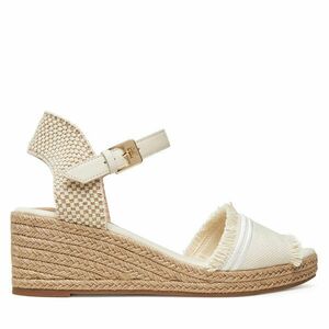 Espadrilles Tommy Hilfiger Fringe Canvas Medium Wedge FW0FW08879 Bézs kép