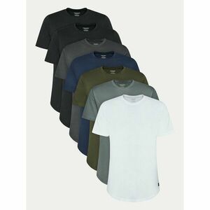 Jack&Jones 7db-os póló szett Noa 12195439 Színes Long Line Fit kép