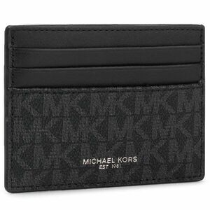 Bankkártya tartó MICHAEL Michael Kors Greyson 39F9LGYD2B Fekete kép