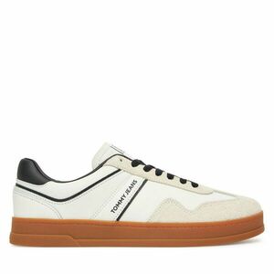 Sportcipők Tommy Jeans The Greenwich Leather EM0EM01587 Ekru kép