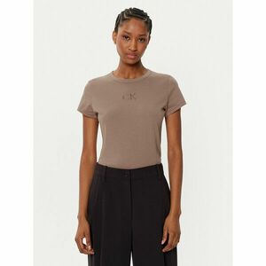 Calvin Klein Póló Satin K20K207974 Barna Regular Fit kép