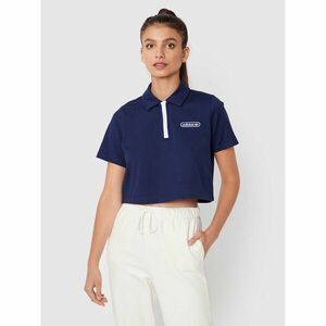 adidas Pólóing Crop HL6572 Sötétkék Relaxed Fit kép