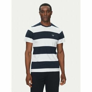Barbour Póló Whalton MTS1255NY91 Sötétkék Tailored Fit kép