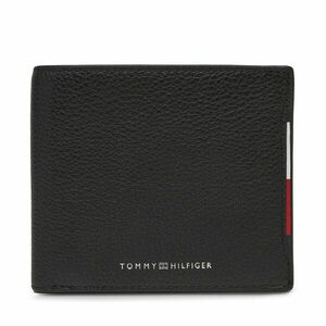 Férfi pénztárca Tommy Hilfiger Central Cc And Coin AM0AM13514 Fekete kép
