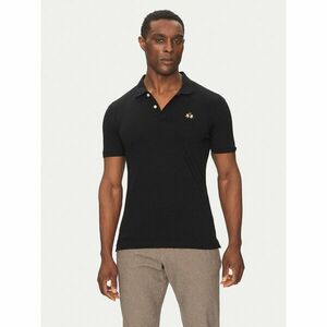 La Martina Pólóing Piquet CCMP02 PK001 Fekete Slim Fit kép