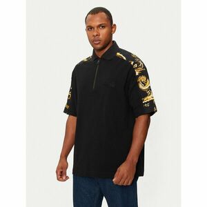 Versace Jeans Couture Pólóing 77GAG631 Fekete Relaxed Fit kép
