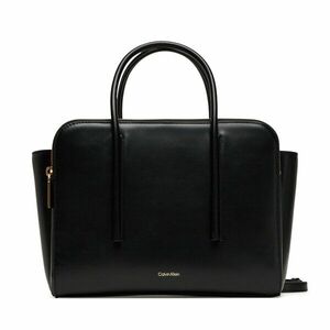Táska Calvin Klein Carryall Mini Leather Tote Bag LV04F3034G Fekete kép