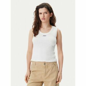 Tommy Jeans Felső DW0DW21369 Fehér Slim Fit kép