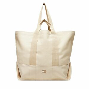 Táska Tommy Jeans Tjw Tote Edition Canvas AW0AW17542 Bézs kép
