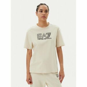 EA7 Emporio Armani Póló 7W000098 AF12503 U1079 Bézs Loose Fit kép
