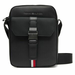 Válltáska Tommy Hilfiger Th Foundation Mini Reporter AM0AM13479 Fekete kép
