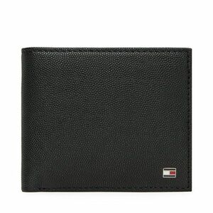 Nagyméretű férfi pénztárca Tommy Hilfiger Th Flag Cc And Coin AM0AM13519 Fekete kép