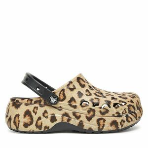 Papucs Crocs BAYA PLATFORM CLOG 208712-0C4 Bézs kép