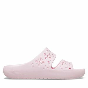 Papucs Crocs Classic Floral Cutout Sandal 210966 Rózsaszín kép