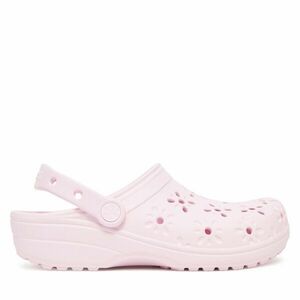 Papucs Crocs Classic Floral Cut Out Clog 210927 Rózsaszín kép