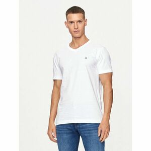 Gant Póló Shield 2003186 Fehér Slim Fit kép