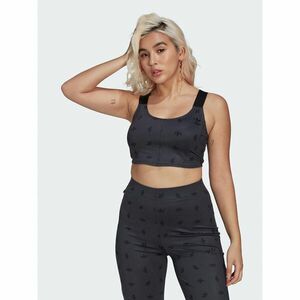 adidas Felső Allover Print Corset HL9159 Szürke Slim Fit kép
