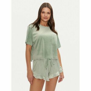 Hunkemöller Pizsama felső 206518 Zöld Relaxed Fit kép