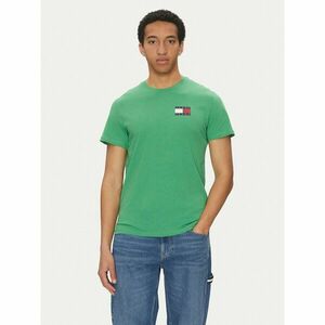 Tommy Jeans Póló Essential DM0DM20740 Zöld Slim Fit kép