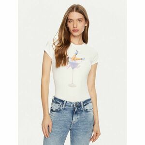 Guess Póló W5RI29 KA0Q1 Fehér Regular Fit kép