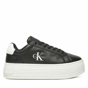 Sportcipők Calvin Klein Jeans Bold Flatf Low Lace Lth YW0YW01878 Fekete kép