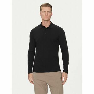 BOSS Pólóing Plisy 50536609 Fekete Regular Fit kép