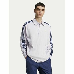 adidas Pólóing adicolor Rugby JC9916 Lila Regular Fit kép