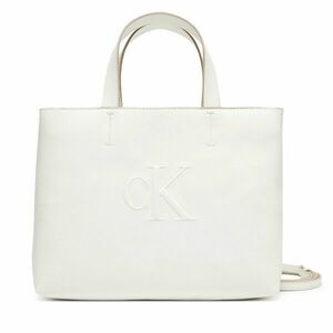 Táska Calvin Klein Jeans Sculpted Mini Ew Tote LV04K3111G Fehér kép