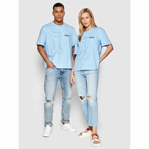 2005 Póló Unisex Horned Kék Relaxed Fit kép
