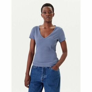 Tommy Jeans Póló Essential DW0DW17385 Kék Slim Fit kép