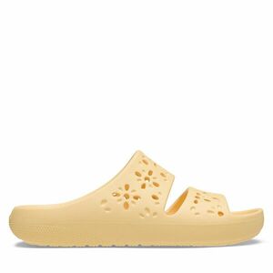 Papucs Crocs Classic Floral Cutout Sandal 210966 Narancssárga kép