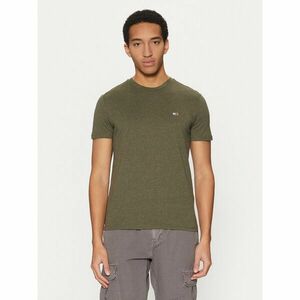 Tommy Jeans Póló Jaspe DM0DM20363 Zöld Slim Fit kép