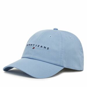 Baseball sapka Tommy Jeans Linear Logo 6 Panel AW0AW16868 Kék kép