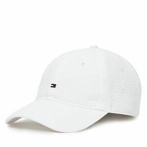 Baseball sapka Tommy Hilfiger Flag Seersucker 6 Panel AM0AM13427 Fehér kép