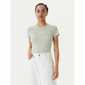 Tommy Jeans Póló Essential DW0DW20913 Zöld Slim Fit kép