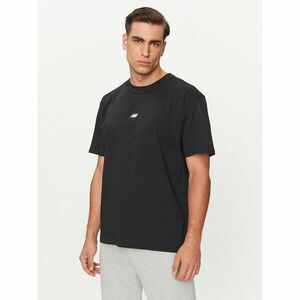 New Balance Póló Athletics Remastered Graphic Cotton Jersey Short Sleeve T-shirt MT31504 Fekete Regular Fit kép