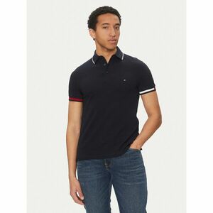 Tommy Hilfiger Pólóing Flag Cuff MW0MW38458 Sötétkék Slim Fit kép