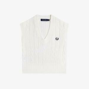 Mellények / Kardigánok Fred Perry CABLE KNIT TANK kép