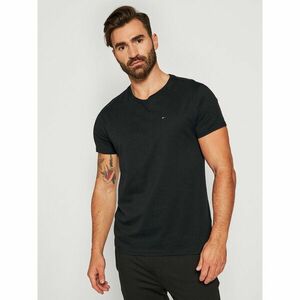 Tommy Jeans Póló DM0DM04411 Fekete Slim Fit kép