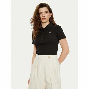 Lacoste Pólóing DF5377 Fekete Slim Fit kép