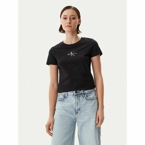 Calvin Klein Jeans Póló Gradient Monologo J20J225252 Fekete Slim Fit kép