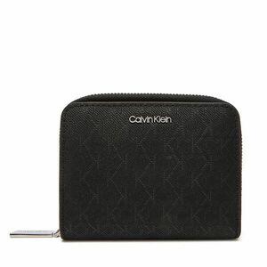 Kis női pénztárca Calvin Klein Ck Must Aop Md Zip Around W Flap LV04F1037G Fekete kép