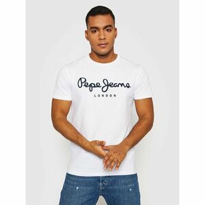 Pepe Jeans Póló Original PM508210 Fehér Slim Fit kép