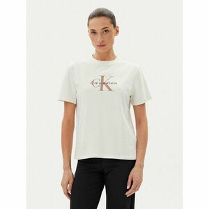 Calvin Klein Jeans Póló LV047B865G Fehér Relaxed Fit kép