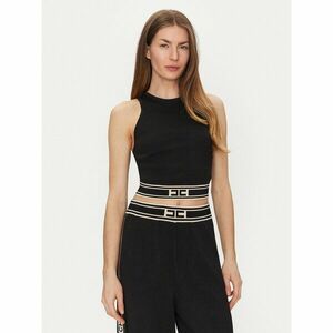 Elisabetta Franchi Felső TK-39S-51E2 Fekete Slim Fit kép