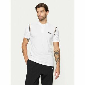 Boss Póló Pariq 50534347 Fehér Slim Fit kép