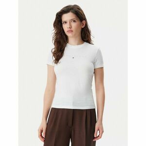 Tommy Jeans Póló Tonal Linear DW0DW20315 Ekru Slim Fit kép