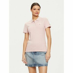 Tommy Hilfiger Pólóing WW0WW43930 Rózsaszín Slim Fit kép